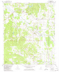 Etta Mississippi Historical topographic map, 1:24000 scale, 7.5 X 7.5 Minute, Year 1980