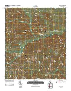 Eucutta Mississippi Historical topographic map, 1:24000 scale, 7.5 X 7.5 Minute, Year 2012