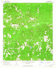 Eucutta Mississippi Historical topographic map, 1:24000 scale, 7.5 X 7.5 Minute, Year 1964