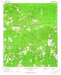 Eucutta Mississippi Historical topographic map, 1:24000 scale, 7.5 X 7.5 Minute, Year 1964