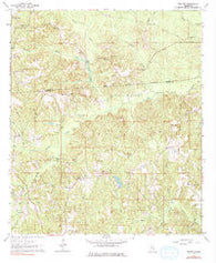 Eucutta Mississippi Historical topographic map, 1:24000 scale, 7.5 X 7.5 Minute, Year 1964