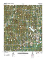 Eupora Mississippi Historical topographic map, 1:24000 scale, 7.5 X 7.5 Minute, Year 2012