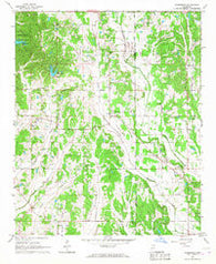 Evergreen Mississippi Historical topographic map, 1:24000 scale, 7.5 X 7.5 Minute, Year 1966