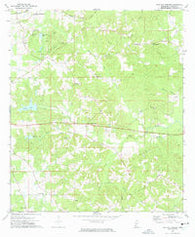 Fair Oak Springs Mississippi Historical topographic map, 1:24000 scale, 7.5 X 7.5 Minute, Year 1972