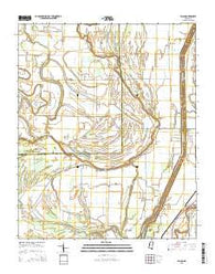 Falcon Mississippi Current topographic map, 1:24000 scale, 7.5 X 7.5 Minute, Year 2015