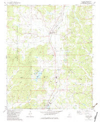 Falkner Mississippi Historical topographic map, 1:24000 scale, 7.5 X 7.5 Minute, Year 1982