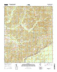 Farmhaven Mississippi Current topographic map, 1:24000 scale, 7.5 X 7.5 Minute, Year 2015