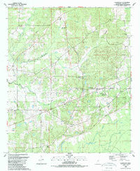 Farmhaven Mississippi Historical topographic map, 1:24000 scale, 7.5 X 7.5 Minute, Year 1988