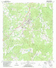 Fayette Mississippi Historical topographic map, 1:24000 scale, 7.5 X 7.5 Minute, Year 1988