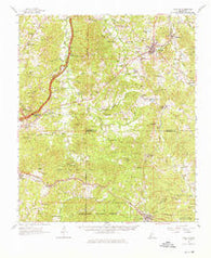 Fayette Mississippi Historical topographic map, 1:62500 scale, 15 X 15 Minute, Year 1962