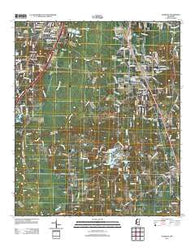 Florence Mississippi Historical topographic map, 1:24000 scale, 7.5 X 7.5 Minute, Year 2012