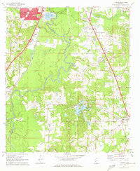 Florence Mississippi Historical topographic map, 1:24000 scale, 7.5 X 7.5 Minute, Year 1971