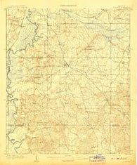 Florence Mississippi Historical topographic map, 1:62500 scale, 15 X 15 Minute, Year 1908