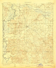 Florence Mississippi Historical topographic map, 1:62500 scale, 15 X 15 Minute, Year 1908