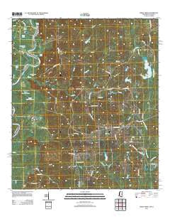 Fords Creek Mississippi Historical topographic map, 1:24000 scale, 7.5 X 7.5 Minute, Year 2012