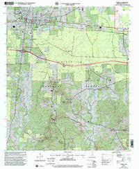 Forest Mississippi Historical topographic map, 1:24000 scale, 7.5 X 7.5 Minute, Year 2000