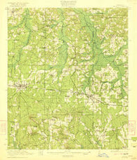 Forest Mississippi Historical topographic map, 1:62500 scale, 15 X 15 Minute, Year 1922