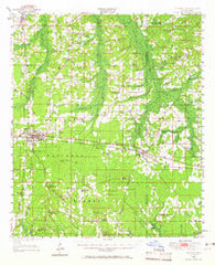 Forest Mississippi Historical topographic map, 1:62500 scale, 15 X 15 Minute, Year 1950