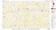 Forest Mississippi Historical topographic map, 1:100000 scale, 30 X 60 Minute, Year 1984