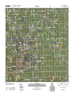 Forkville Mississippi Historical topographic map, 1:24000 scale, 7.5 X 7.5 Minute, Year 2012