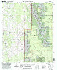 Forkville Mississippi Historical topographic map, 1:24000 scale, 7.5 X 7.5 Minute, Year 2000
