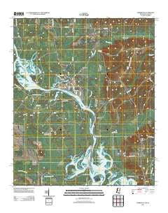 Forreston Mississippi Historical topographic map, 1:24000 scale, 7.5 X 7.5 Minute, Year 2012