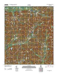 Four Corners Mississippi Historical topographic map, 1:24000 scale, 7.5 X 7.5 Minute, Year 2012