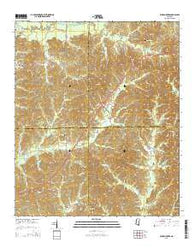 Four Corners Mississippi Current topographic map, 1:24000 scale, 7.5 X 7.5 Minute, Year 2015