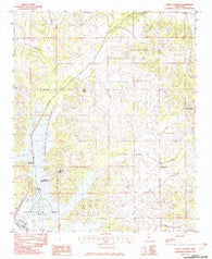 Frees Corners Mississippi Historical topographic map, 1:24000 scale, 7.5 X 7.5 Minute, Year 1982