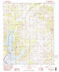 Frees Corners Mississippi Historical topographic map, 1:24000 scale, 7.5 X 7.5 Minute, Year 1982