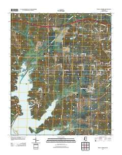 Frees Corners Mississippi Historical topographic map, 1:24000 scale, 7.5 X 7.5 Minute, Year 2012