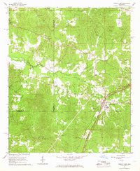 French Camp Mississippi Historical topographic map, 1:24000 scale, 7.5 X 7.5 Minute, Year 1966