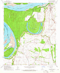 Friars Point Mississippi Historical topographic map, 1:24000 scale, 7.5 X 7.5 Minute, Year 1964