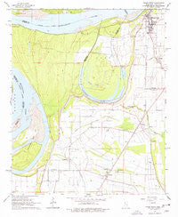 Friars Point Mississippi Historical topographic map, 1:24000 scale, 7.5 X 7.5 Minute, Year 1964