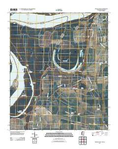 Friars Point Mississippi Historical topographic map, 1:24000 scale, 7.5 X 7.5 Minute, Year 2011