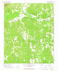 Fulton NE Mississippi Historical topographic map, 1:24000 scale, 7.5 X 7.5 Minute, Year 1965