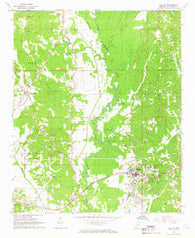 Fulton Mississippi Historical topographic map, 1:24000 scale, 7.5 X 7.5 Minute, Year 1965