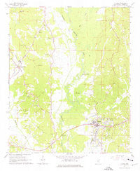 Fulton Mississippi Historical topographic map, 1:24000 scale, 7.5 X 7.5 Minute, Year 1965