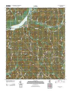 Fulton NE Mississippi Historical topographic map, 1:24000 scale, 7.5 X 7.5 Minute, Year 2012