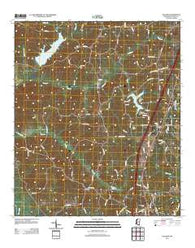 Gallman Mississippi Historical topographic map, 1:24000 scale, 7.5 X 7.5 Minute, Year 2012