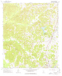 Gallman Mississippi Historical topographic map, 1:24000 scale, 7.5 X 7.5 Minute, Year 1963