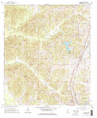 Gallman Mississippi Historical topographic map, 1:24000 scale, 7.5 X 7.5 Minute, Year 1963