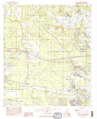Gautier North Mississippi Historical topographic map, 1:24000 scale, 7.5 X 7.5 Minute, Year 1982