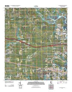 Gautier North Mississippi Historical topographic map, 1:24000 scale, 7.5 X 7.5 Minute, Year 2012
