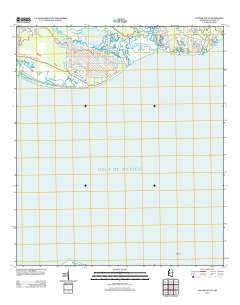 Gautier South Mississippi Historical topographic map, 1:24000 scale, 7.5 X 7.5 Minute, Year 2012