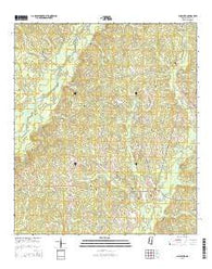 Gillsburg Mississippi Current topographic map, 1:24000 scale, 7.5 X 7.5 Minute, Year 2015