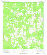 Gillsburg Mississippi Historical topographic map, 1:24000 scale, 7.5 X 7.5 Minute, Year 1972