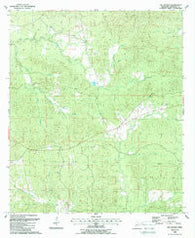 Gin Branch Mississippi Historical topographic map, 1:24000 scale, 7.5 X 7.5 Minute, Year 1988