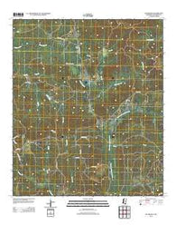 Gin Branch Mississippi Historical topographic map, 1:24000 scale, 7.5 X 7.5 Minute, Year 2012