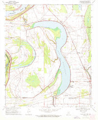 Glen Allan Mississippi Historical topographic map, 1:24000 scale, 7.5 X 7.5 Minute, Year 1970